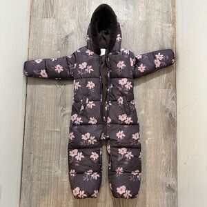 Next Floral Baby Snowsuit